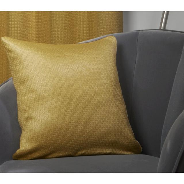 Holbrook Cushion Cover 17 Stories Colour: Yellow on Productcaster.