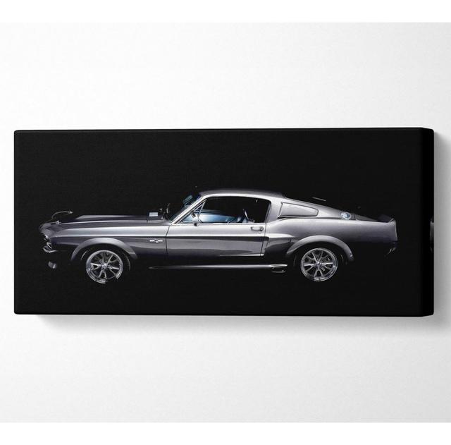 Mustang Fastback Side Profile - Print Latitude Run Size: 50.8cm H x 121.9cm W x 10cm D on Productcaster.