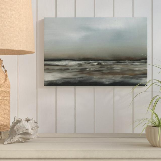 Ocean Tide VII - Wrapped Canvas Graphic Art Print East Urban Home Size: 101cm H x 152cm W on Productcaster.