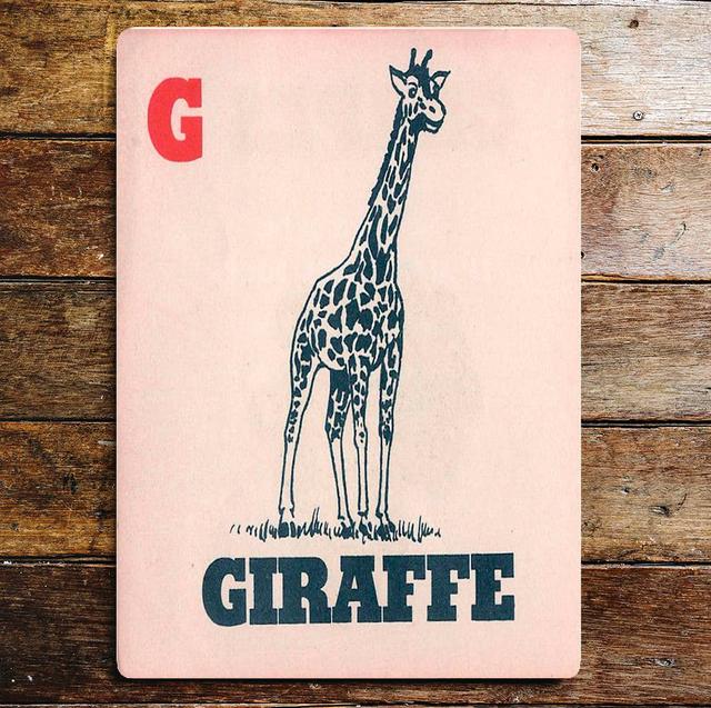 G Is for Giraffe Metal Wall Décor East Urban Home Size: 20cm H x 25cm W on Productcaster.