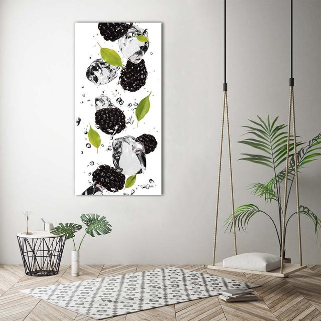 Blackberries and Water - Wrapped Canvas Art Prints Ebern Designs on Productcaster.