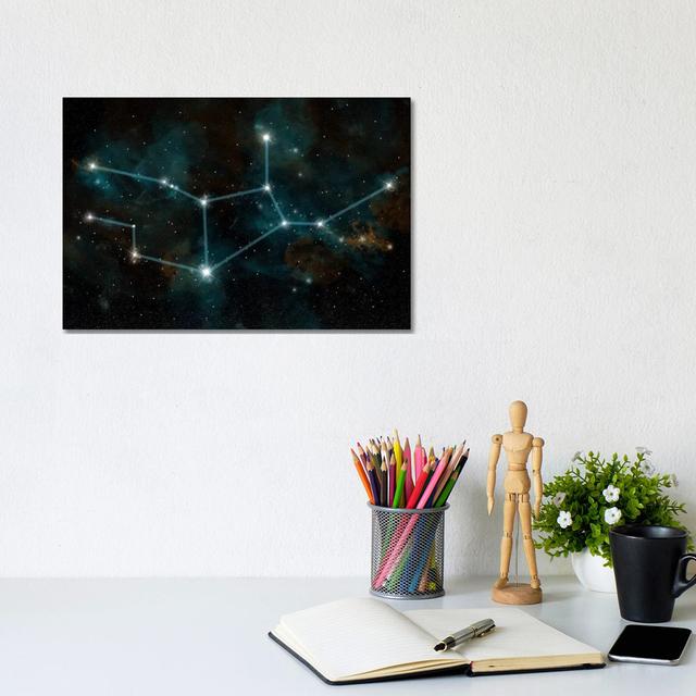 The Constellation Virgo The Virgin by Marc Ward - Wrapped Canvas Print Latitude Run Size: 20.32cm H x 30.48cm W x 1.91cm D on Productcaster.