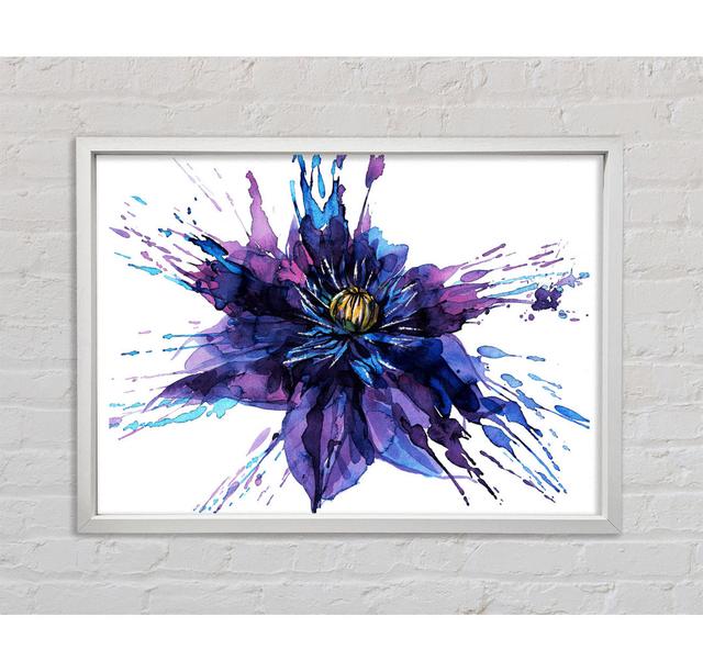 Water Lily Splash Framed Print Bright Star Size: 84.1cm H x 118.9cm W on Productcaster.