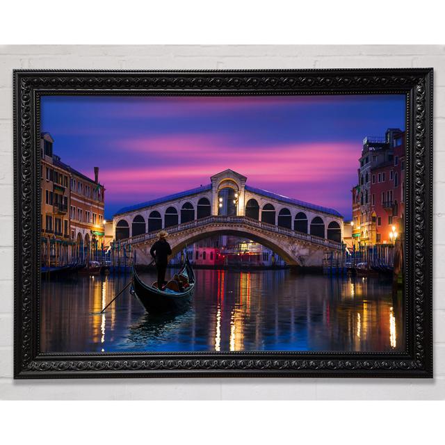 Gondola Ride 6 - Single Picture Frame Art Prints Ebern Designs Size: 21cm H x 29.7cm W on Productcaster.