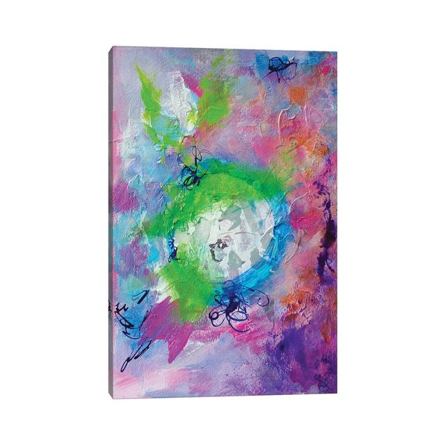 Happy Thoughts II by Betsy McDaniel - Painting on Canvas Ivy Bronx Size: 66.04cm H x 45.72cm W x 3.81cm D, Format: Wrapped Canvas on Productcaster.