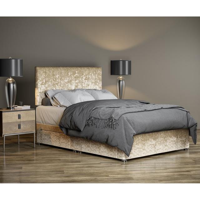 Canadice Divan Bases 17 Stories Colour: Cream, Size: Kingsize (5') on Productcaster.