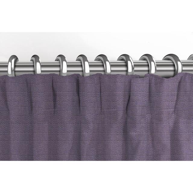 Calii Eyelet Room Darkening Curtains (Set of 2) 17 Stories Panel Size: Width 228 x Drop 182cm, Colour: Aubergine Purple on Productcaster.