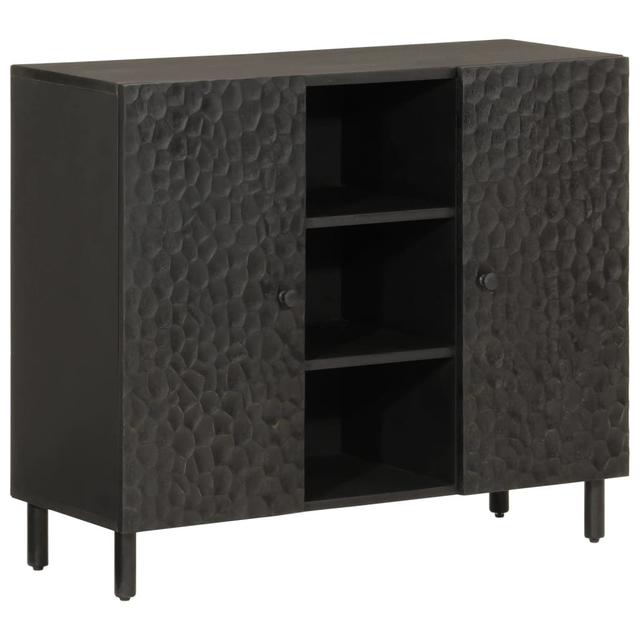 Sideboard Barwin 90 cm Alpen Home Farbe: schwarz on Productcaster.