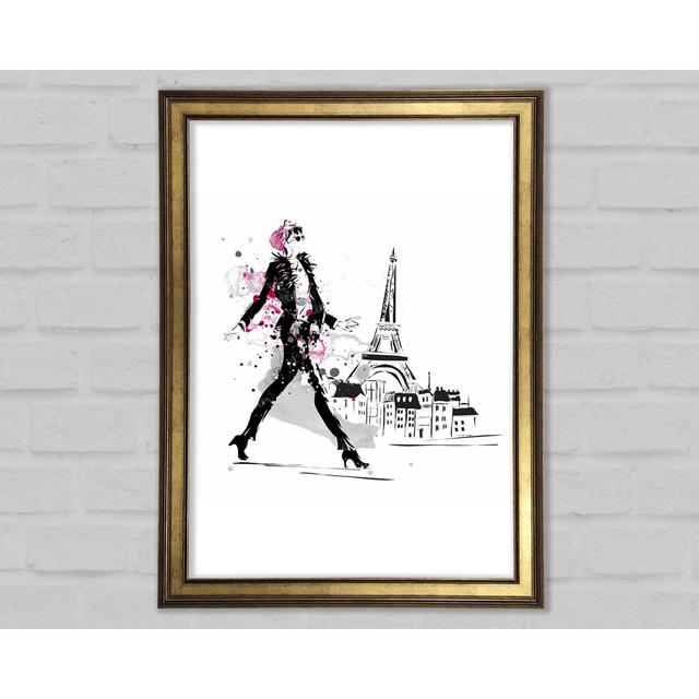 Paris Elegance - Single Picture Frame Art Prints Mercer41 Size: 59.7cm H x 42cm W x 1.5cm D on Productcaster.