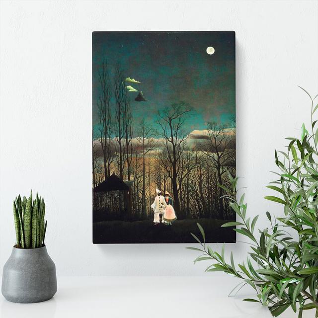 Carnival Evening by Henri Rousseau - Wrapped Canvas Painting East Urban Home Size: 50cm H x 35cm W x 3cm D on Productcaster.