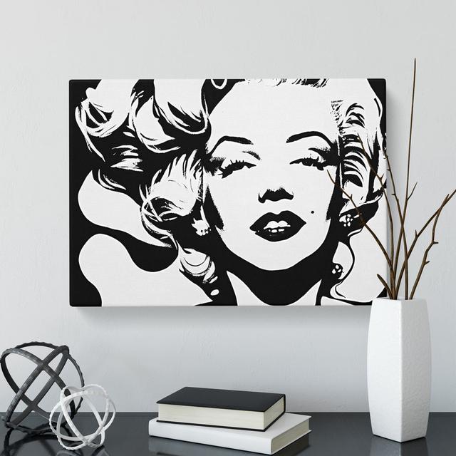 Marilyn Monroe In Monochrome Vol.1 - Wrapped Canvas Print Fairmont Park on Productcaster.