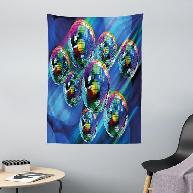 Wandbild Bunter Disco-Club East Urban Home Maße: 150 cm H x 110 cm B on Productcaster.