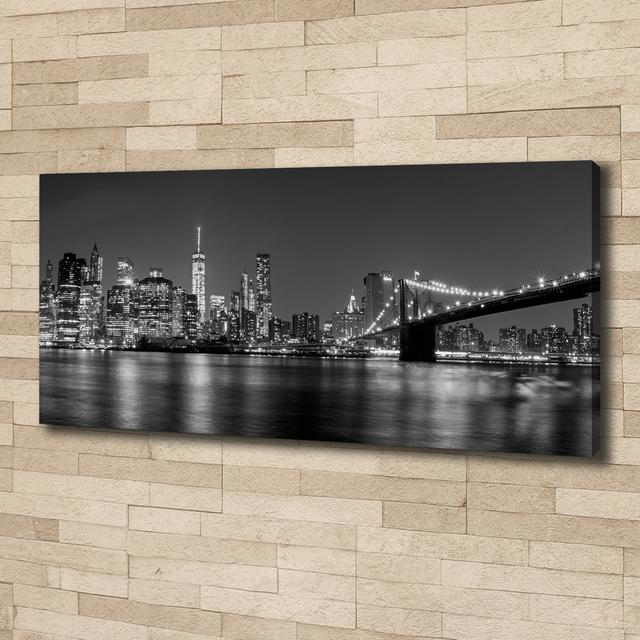 Manhattan by Night - Unframed Art Prints on Canvas Brayden Studio on Productcaster.