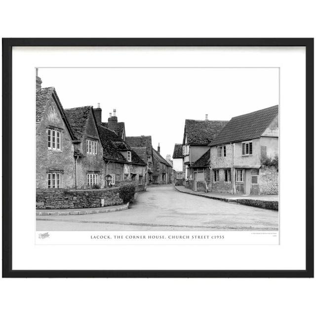 'Lacock, the Corner House, Church Street C1955' - Picture Frame Photograph Print on Paper The Francis Frith Collection Size: 45cm H x 60cm W x 2.3cm D on Productcaster.