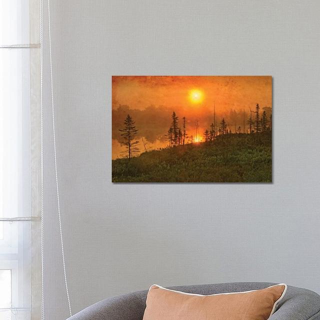 Canada. Wetland Sunrise. by Jaynes Gallery - Wrapped Canvas Gallery-Wrapped Canvas Giclée Brayden Studio Size: 45.72cm H x 66.04cm W on Productcaster.