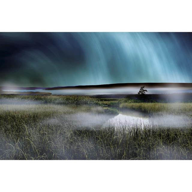 Night Marsh by James McLoughlin - Wrapped Canvas Art Prints Rosalind Wheeler Size: 30cm H x 46cm W x 3.8cm D on Productcaster.