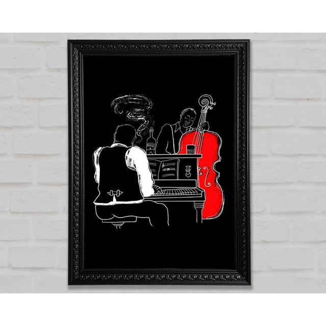 Playing The Blues 2 - Single Picture Frame Art Prints Bright Star Size: 84.1cm H x 59.1cm W x 3cm D on Productcaster.