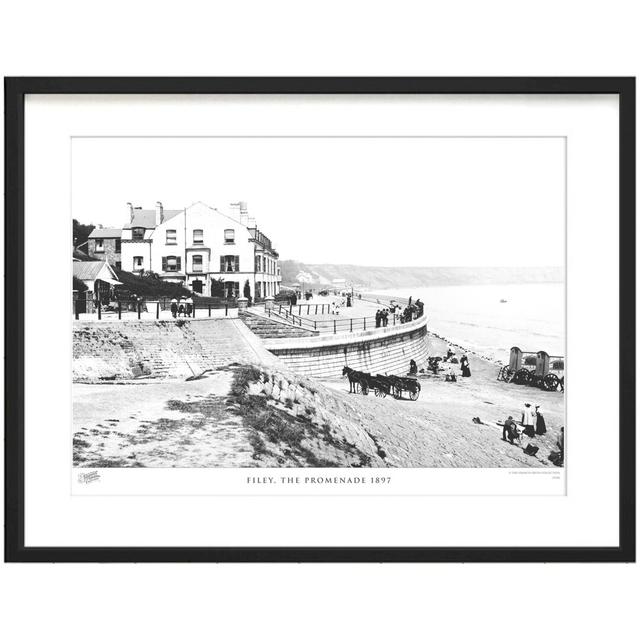 'Filey, the Promenade 1897' - Picture Frame Photograph Print on Paper The Francis Frith Collection Size: 28cm H x 36cm W x 2.3cm D on Productcaster.