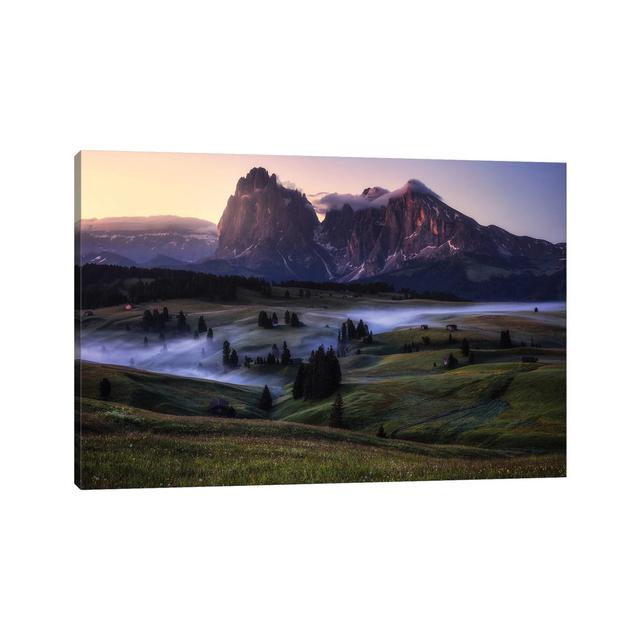 An Alpine Morning by Daniel Gastager - Wrapped Canvas Art Prints Union Rustic Size: 30.48cm H x 45.72cm W x 1.905cm D on Productcaster.