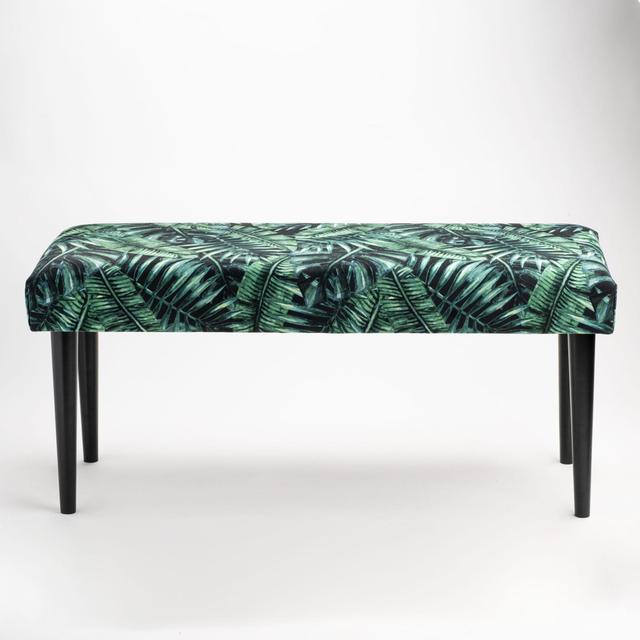 Blanchester Upholstered Bench 17 Stories Size: H40 x W80 x D35cm on Productcaster.