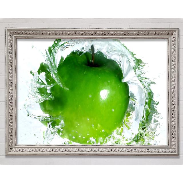 Apple Water Splash - Single Picture Frame Art Prints Bright Star Size: 42cm H x 59.7cm W x 3cm D on Productcaster.