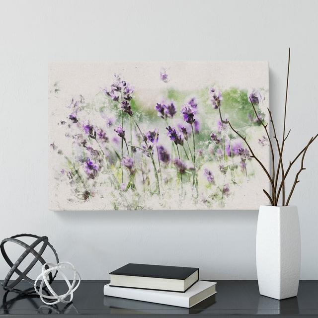 Lavender Vol.1 - Wrapped Canvas Print East Urban Home Size: 60cm H x 91cm W x 3cm D on Productcaster.