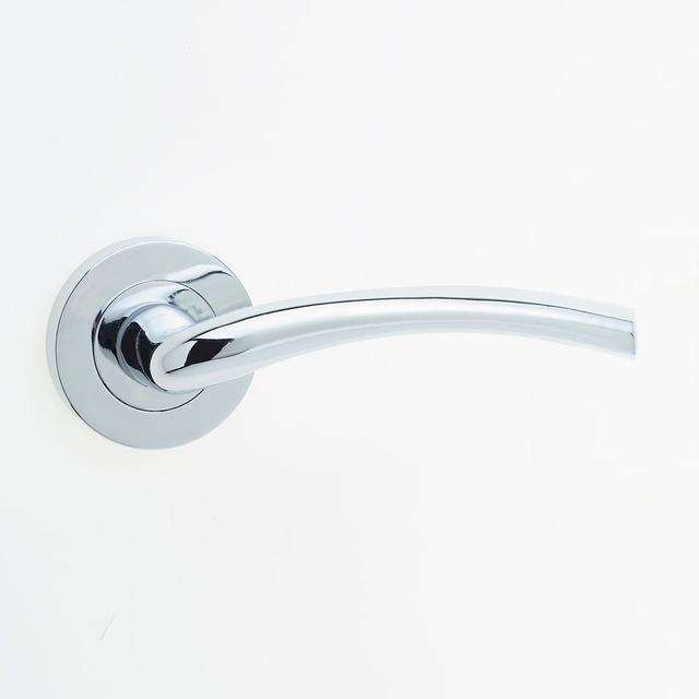 Opal Passage Door Handle (Set of 2) Frelan Hardware Finish: Polished Chrome on Productcaster.