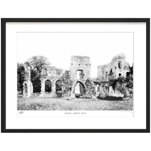 Easby, Abbey 1893 - Single Picture Frame Print The Francis Frith Collection Size: 60cm H x 80cm W x 2.3cm D on Productcaster.