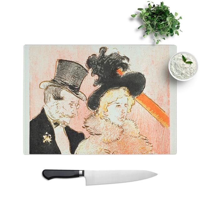 At the Concert by Henri De Toulouse-Lautrec Chopping Board East Urban Home Size: 0.4cm H x 20cm W x 29cm L on Productcaster.