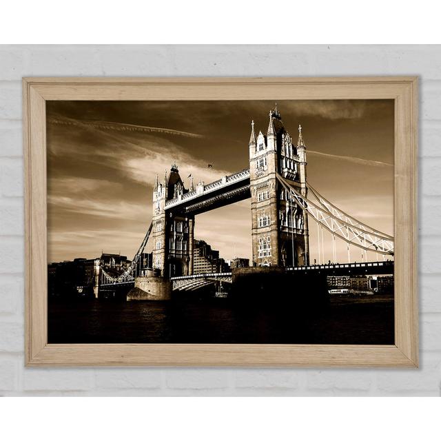 London Brown Beauty - Single Picture Frame Art Prints Brayden Studio Size: 84.1cm H x 118.9cm W x 1.5cm D on Productcaster.