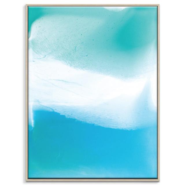 'Flow 42' Framed Art Print on Canvas East Urban Home Frame Options: Timber , Size: 51cm H x 41cm W on Productcaster.