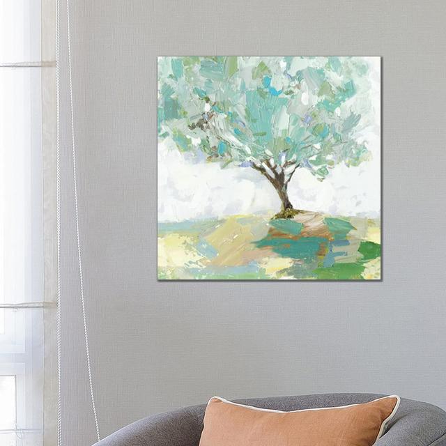 Pear Tree by Allison Pearce - Wrapped Canvas Painting ClassicLiving Size: 66.04cm H x 66.04cm W x 3.81cm D on Productcaster.