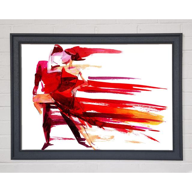 Red Hot Lovers Dancing - Single Picture Frame Art Prints Metro Lane Size: 59.7cm H x 84.1cm W x 1.5cm D on Productcaster.