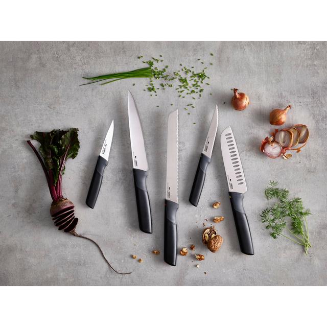 Joseph Joseph Elevate-5 piece knife set including knife block Joseph Joseph Handle Colour: Black on Productcaster.