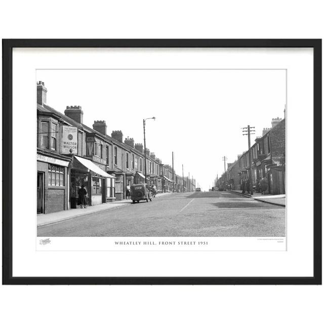 Wheatley Hill, Front Street 1951 by Francis Frith - Single Picture Frame Print The Francis Frith Collection Size: 28cm H x 36cm W x 2.3cm D on Productcaster.