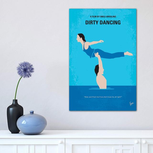 Dirty Dancing by Chungkong - Wrapped Canvas Print East Urban Home Frame Option: No Framed, Size: 66.04cm H x 45.72cm W x 3.81cm D on Productcaster.