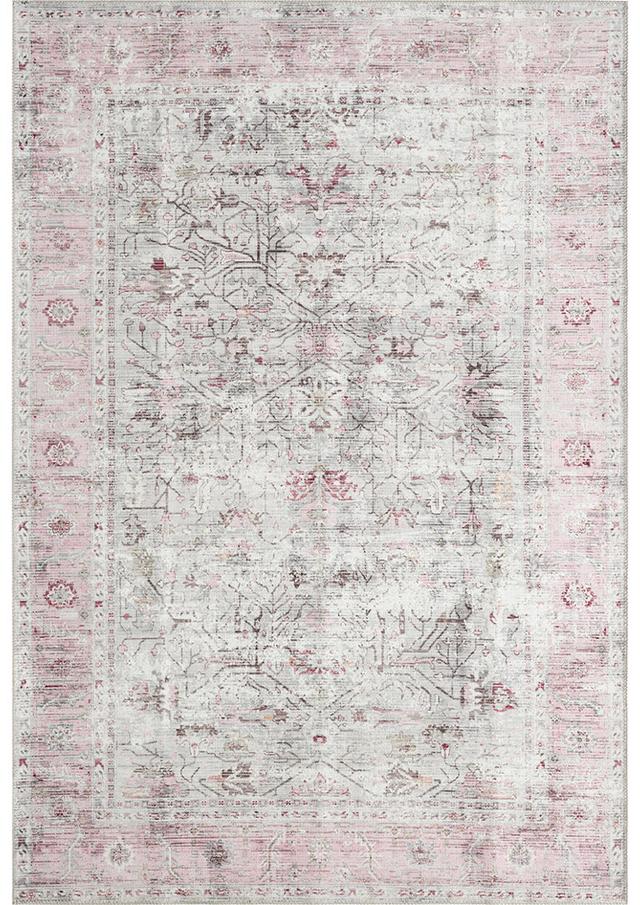 Liora Machine -made Cream Pink Area Rug Latitude Vive Rug Size: Rectangle 120 x 170cm on Productcaster.