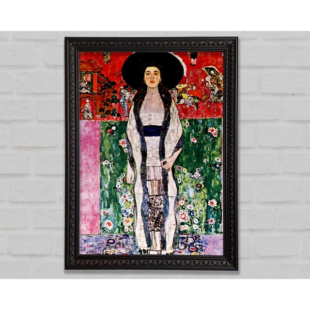 Klimt Adele Bloch-Bauer Red - Single Picture Frame Art Prints Bright Star Size: 118.9cm H x 84.1cm W x 3cm D on Productcaster.