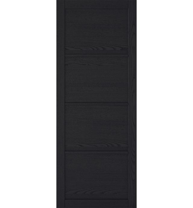 Soho 4P Charcoal Black Internal Door LPD Doors Door Size: 1981mm H x 838mm W x 35mm D on Productcaster.