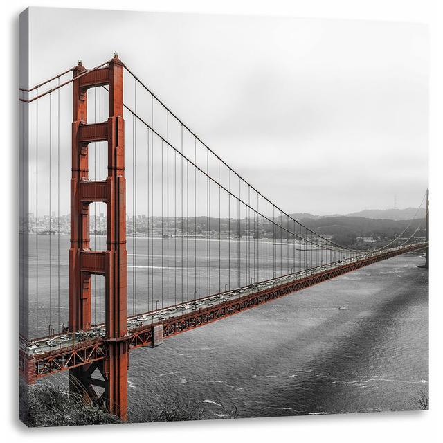 Leinwandbild Golden Gate Bridge in San Francisco East Urban Home Größe: 70 cm H x 70 cm B on Productcaster.