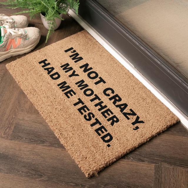 Owatonna 40 x 60 cm Non-Slip Indoor / Outdoor Doormat Happy Larry on Productcaster.