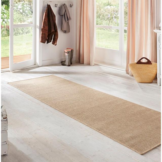 Nature Flatweave Natural Beige Rug BT Carpet Rug Size: Runner 80 x 350cm on Productcaster.