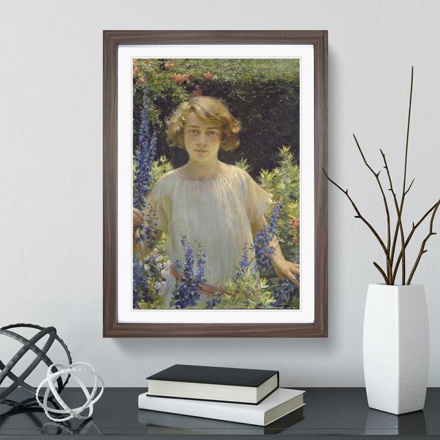 Betty Newell by Charles Curran - Picture Frame Painting East Urban Home Frame Option: Walnut Framed, Size: 36cm H x 27cm W x 2cm D on Productcaster.