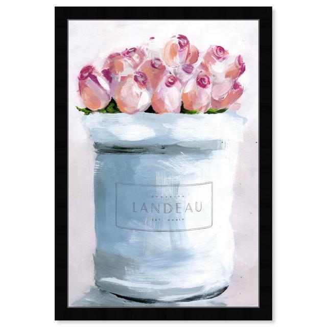 Floral And Botanical The Loveliest Flowers, Glam Pink Framed Wall Art Print For Living Room Oliver Gal Size: 114.3cm H x 76.2cm W x 3.81cm D, Frame Co on Productcaster.