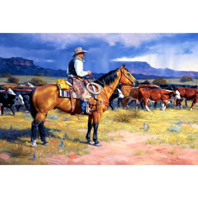 Great American Cowboy August Grove Size: 51cm H x 76cm W on Productcaster.