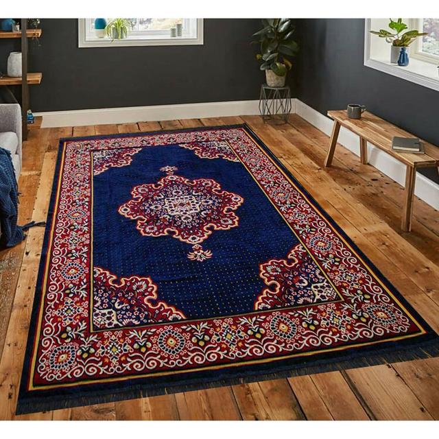 Aswan Traditional Classic Rugs Blue Marlow Home Co. Rug Size: Rectangle 150 x 200cm on Productcaster.