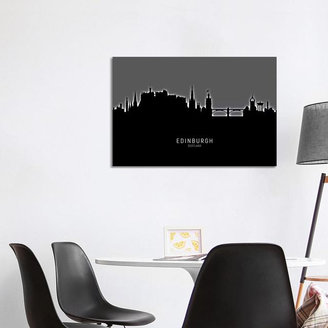 Edinburgh Scotland Skyline by Michael Tompsett - Wrapped Canvas Print Latitude Run Size: 66.04cm H x 101.6cm W x 3.81cm D on Productcaster.