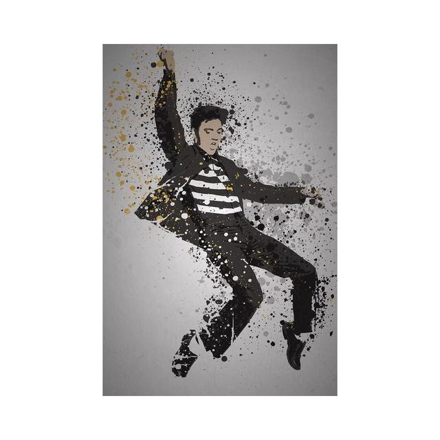 Leinwandbild Elvis Presley von TM Creative Design iCanvas Größe: 66,04 cm H x 45,72 cm B x 3,81 cm T on Productcaster.