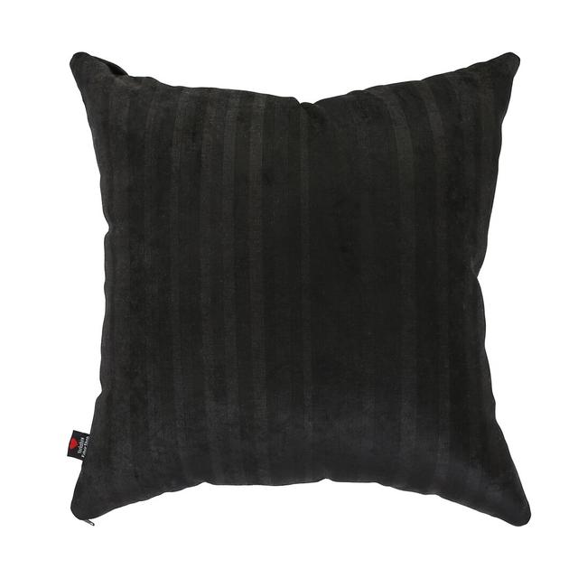 Alonzo Cushion with Filling Ebern Designs Size: 28 x 28cm, Colour: Black on Productcaster.