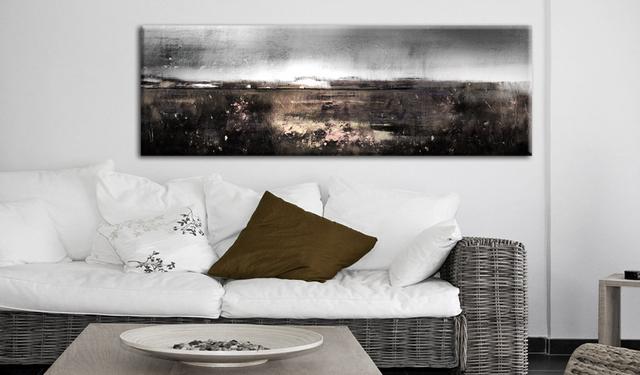 Leinwandbild - Winter Meadow Artgeist Größe: 150 cm H x 50 cm B on Productcaster.